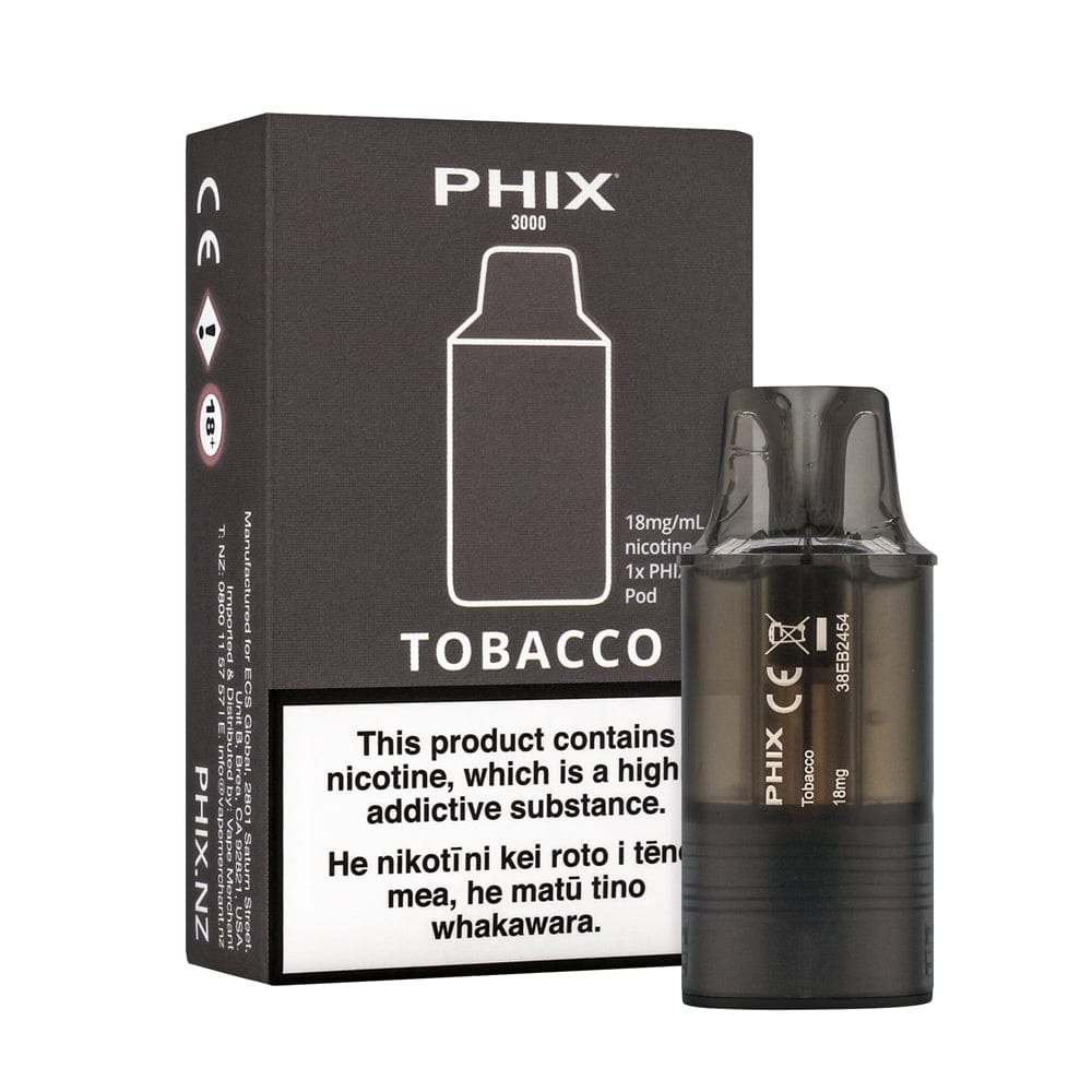 PHIX 3000 Pod - Tobacco Vape Shop NZ Australia