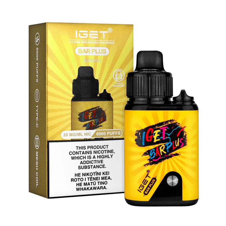 Shop iGet Bar Plus 6000 Puff Pods | Kit $29.90 – Vape Merchant